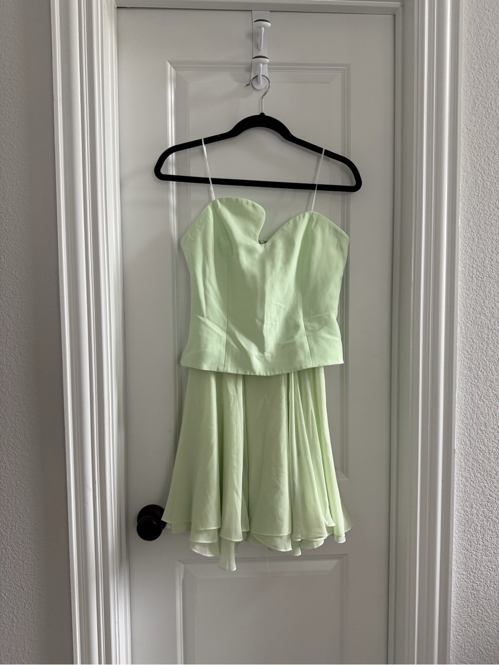 NWOT Amanda Uprichard Light Green Mini Dress